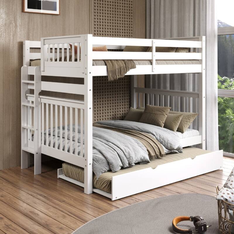 Taylor & Olive Trillium Full over Full Bunk Bed, Twin Trundle