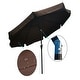 preview thumbnail 17 of 19, 10 ft Patio Umbrella Market Round Umbrella Outdoor Garden Umbrellas with Crank and Push Button Tilt
