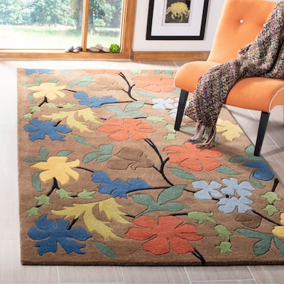 SAFAVIEH Handmade Soho Maegan Floral N.Z. Wool Rug