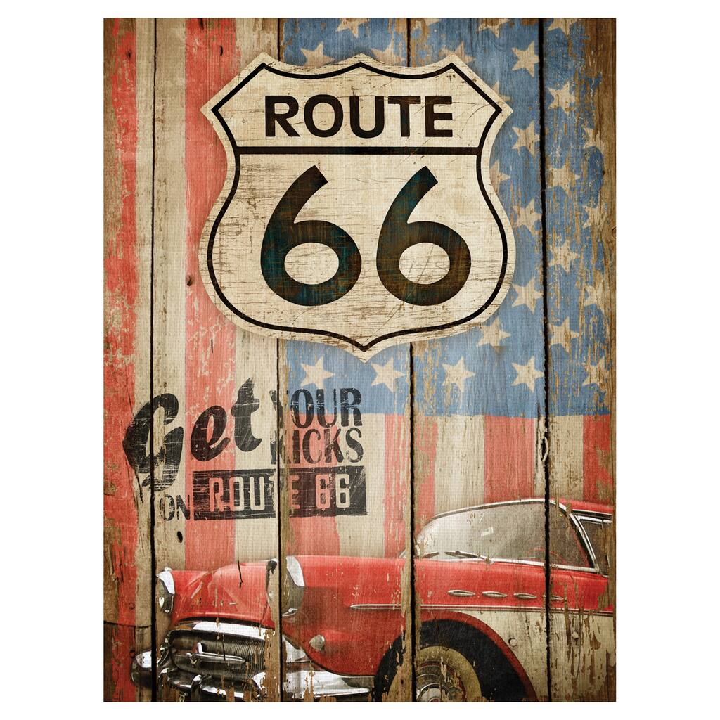 Get Your Kicks I Canvas Art Print