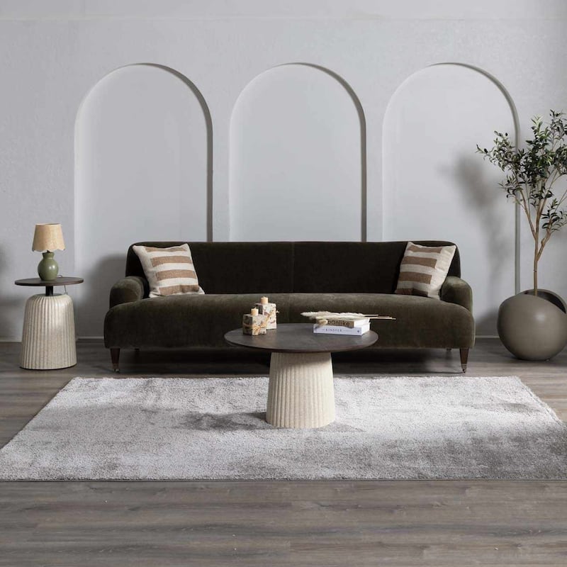 Hauteloom Heavenly Solid Shag Shaggy High Pile Area Rug