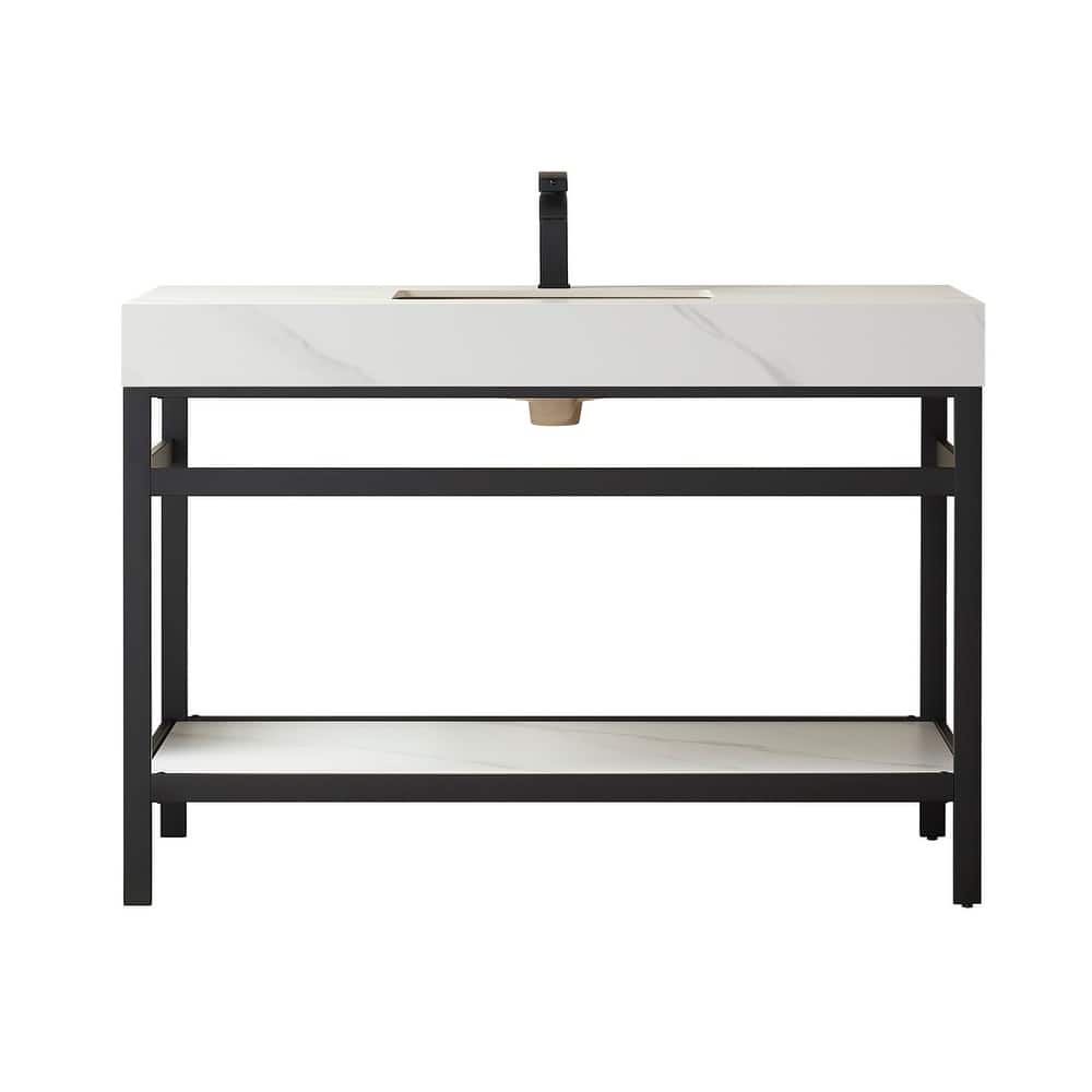 Miseno MV702548-NM Funes 48" Free Standing Single Basin Vanity Set