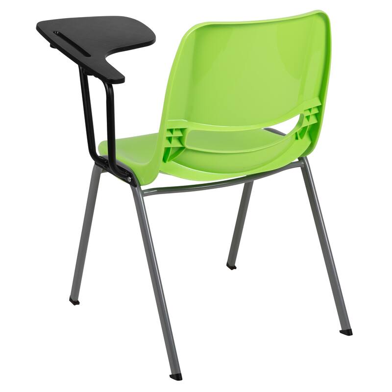 Ergonomic Shell Chair with Right Handed Flip-Up Tablet Arm