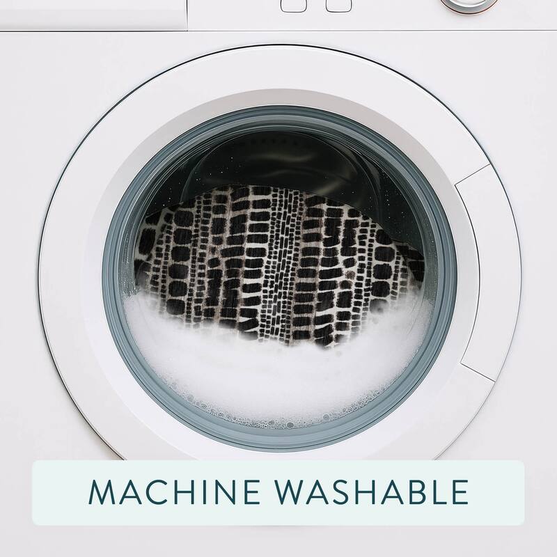 Machine Washable Indoor/ Outdoor Modern Winfield Chantille Rug