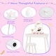 preview thumbnail 20 of 28, Costway Kids Vanity Set Princess Vanity Table & Chair Set with Lighted - See Details