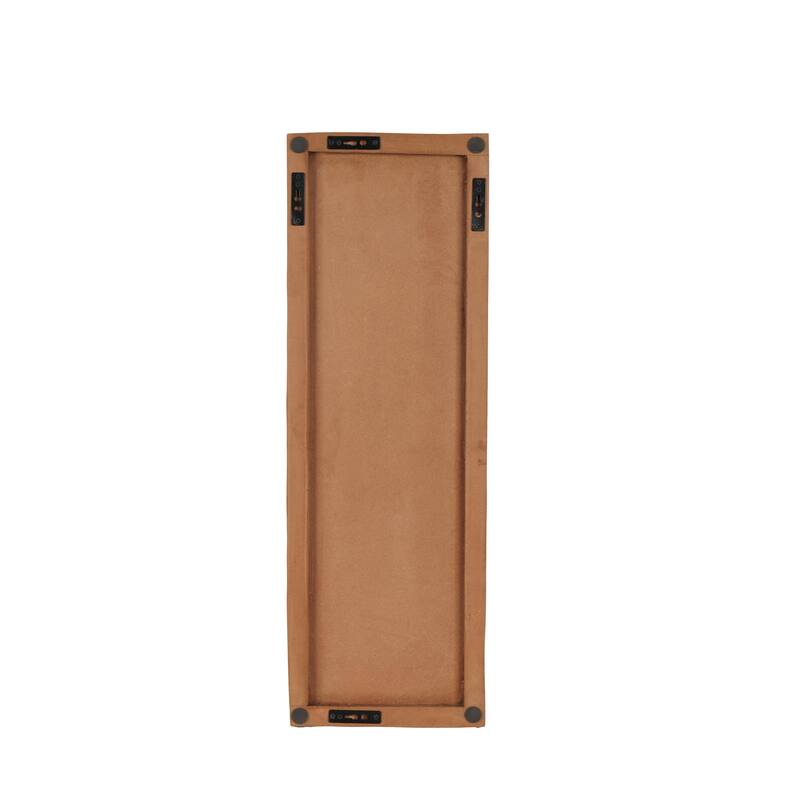 Mango Wood Abstract Handmade Stacked Tree Trunks Wall Decor - Brown - Roche River Decor