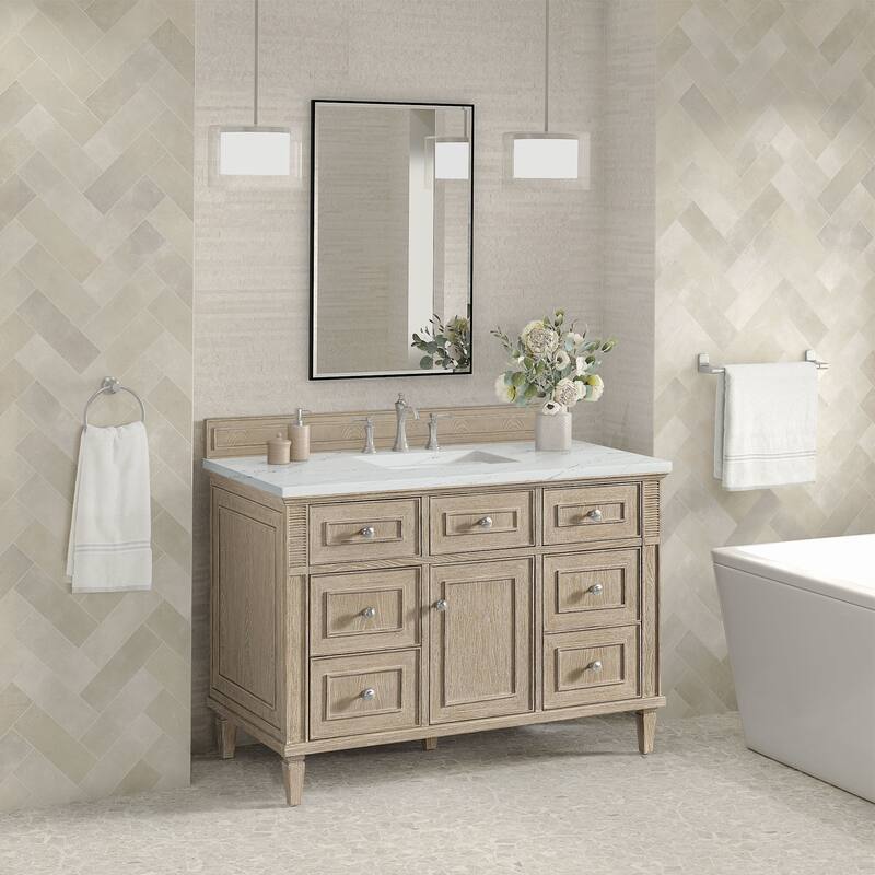 James Martin Vanities 424-V48-FENC Lorelai 48" Free Standing Single