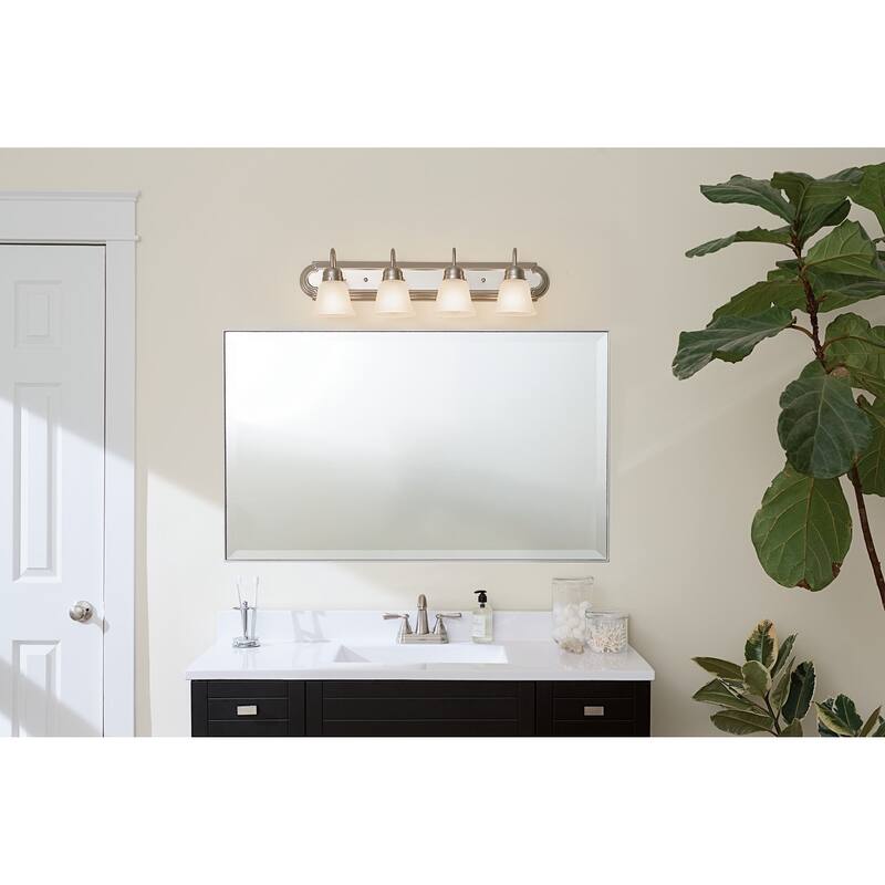 Kichler Lighting Traditional 4-light Brushed Nickel Bath/Vanity Light