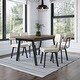 preview thumbnail 19 of 33, Amisco Clarkson Upholstered Dining Chair with Metal Legs