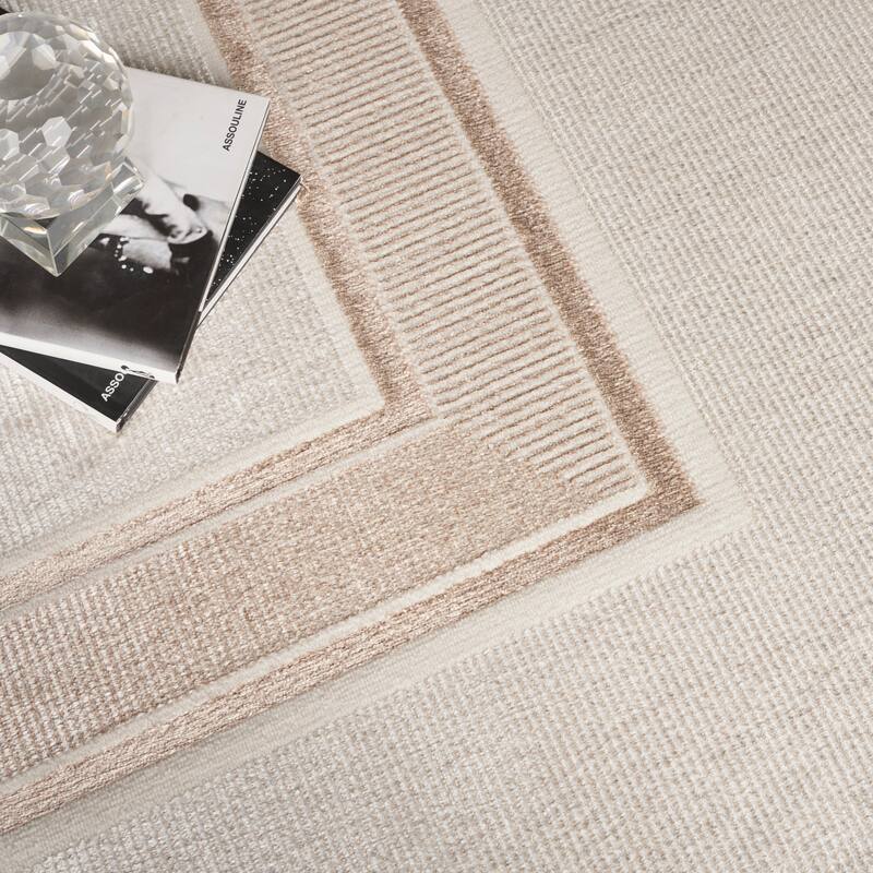 Nourison Glam Indoor Grey Geometric Area Rug