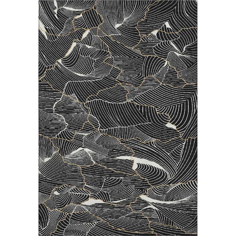 Premium Washable Super Soft Contemporary Puzzle Mayfield Rug