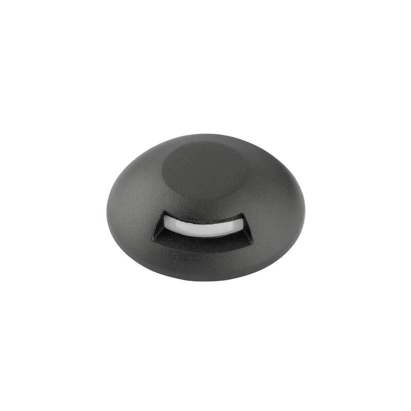 Kichler Lighting LED Mini All-Purpose Single Opening in Black Brass, Landscape Lighting, (2.25" x .75"), 16148BKB - 0.75
