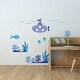 preview thumbnail 3 of 8, Walplus Kids Ocean World with Frames Wall Sticker Nursery Decor Decal