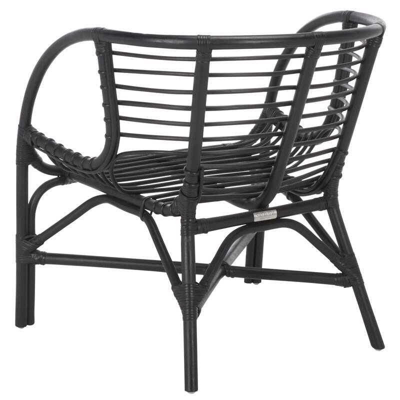SAFAVIEH Home Valeriya Woven Rattan Arm Chair - 28"W x 26"D x 29"H