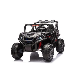 24V 2 Seater Ride On Car with Remote Control, 4WD UTV, 800W Motors, Bluetooth, LED Lights, 3 Speeds, for Kids Ages 1-8