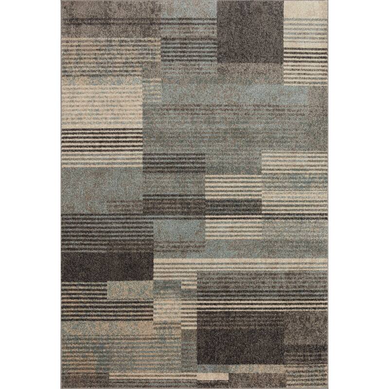 Alexander Home Bradford Modern Stripe Area Rug