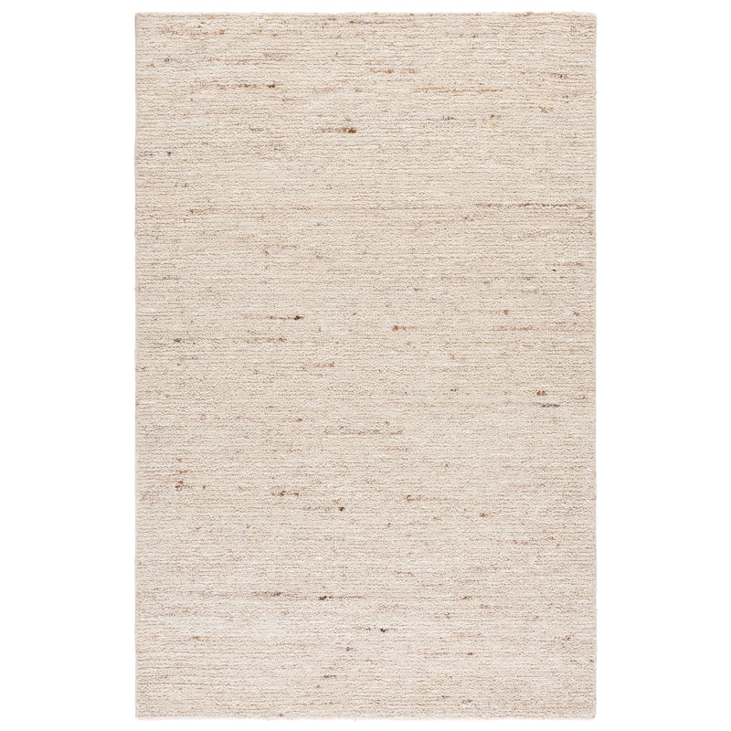 SAFAVIEH Handmade Earthly Treasure Ploumi Traditional Wool Rug - 4' x 6' - Ivory/Beige