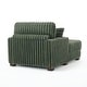 preview thumbnail 10 of 53, 41.7" W Upholstered Plush Corduroy Chaise Lounge with Pillows