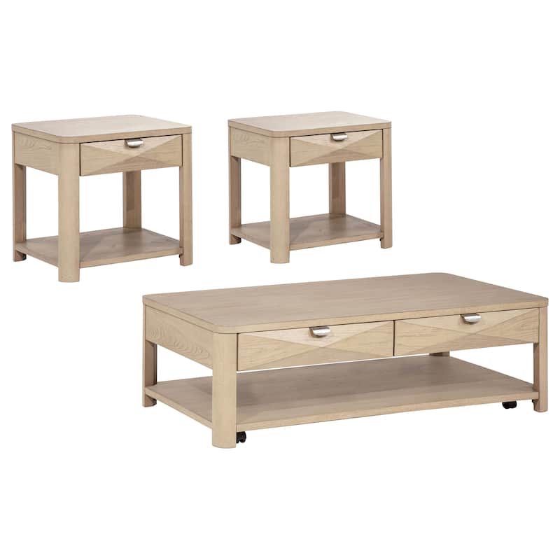 Marcelo Coffee Table Set with Storage