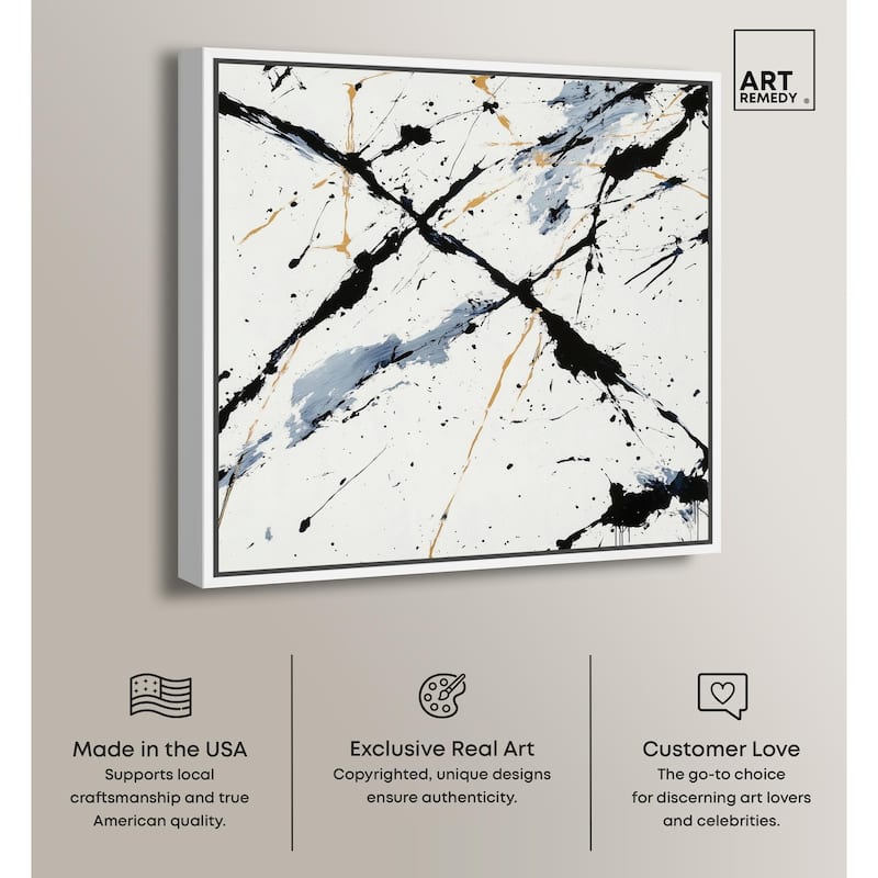 Splintered Impact II Canvas by Art Remedy