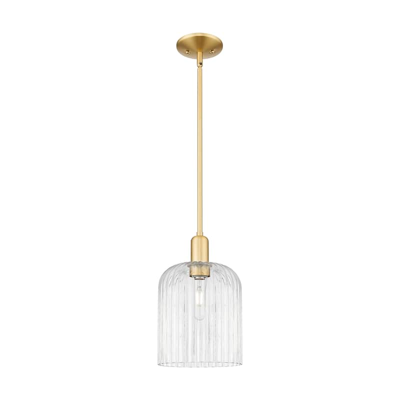 Innovations Lighting Endless Possibilities Arcadia - Bridal Veil - 1 Light 8" Stem Hung Mini Pendant