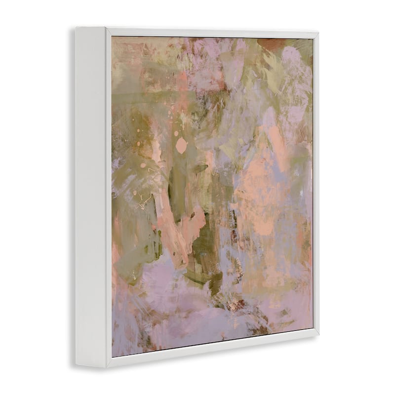 Stupell Earth Tones with Pink Framed Giclee Art Design By Hayley Michelle