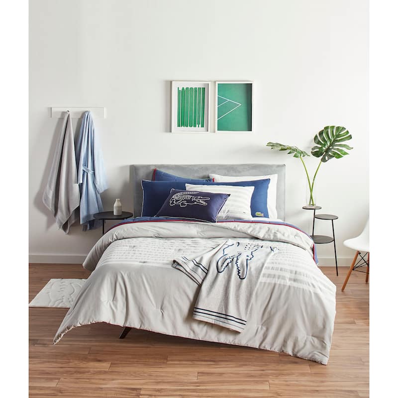 Lacoste Court Stripe Comforter Set