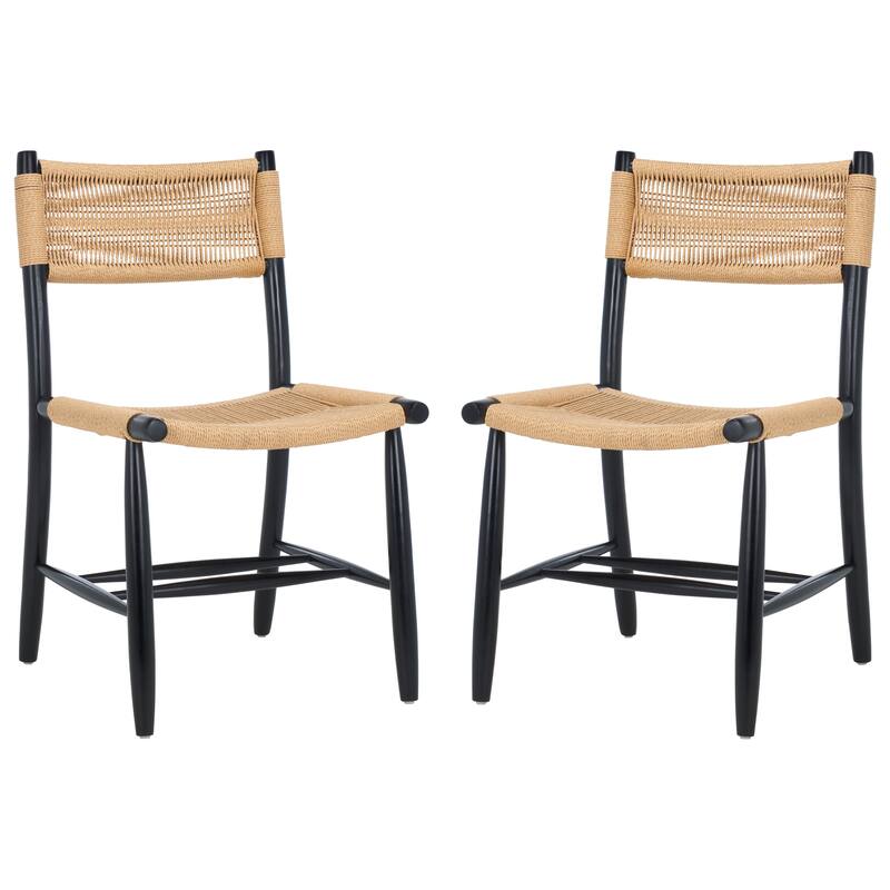 SAFAVIEH Home Masha 17-inch Rope Dining Chair [SET of 2] - 20Wx22Dx34H