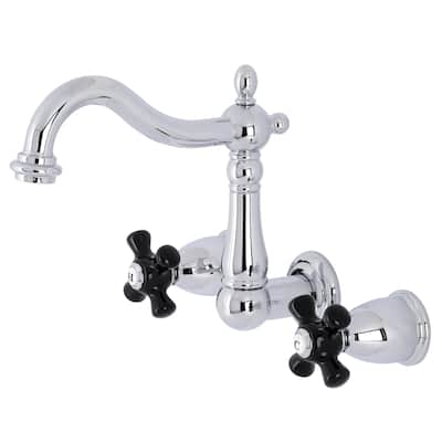 Duchess Two-Handle 3-Hole Wall Mount Bathroom Faucet