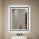 Wall Mounted Back Light Bathroom Framed LED Mirror Anti- Fog With Dimmable Light Touch Sensor And Memory Function - 36"H x 28'' W - Matte Black