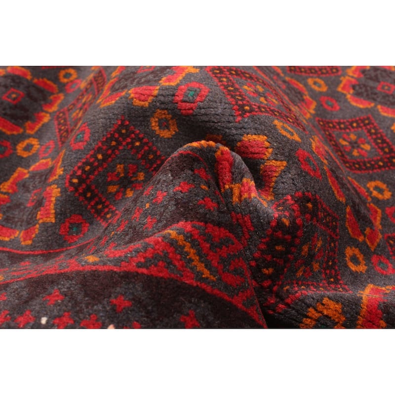 ECARPETGALLERY Hand-knotted Teimani Charcoal Wool Rug - 2'7 x 4'6