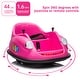 preview thumbnail 34 of 62, 12V Kids Ride On Bumpin Bumper Car 360 Degree Spin
