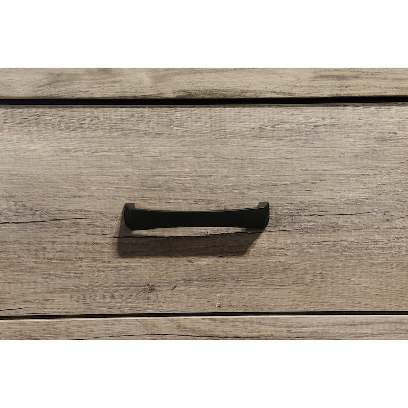 1pc Contemporary Tall Two Drawer Night Stand