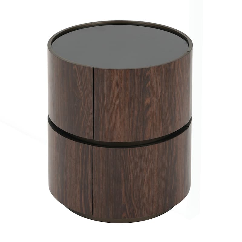 Chic Double-Layer Storage Side Table with Modern Design for Versatile Use