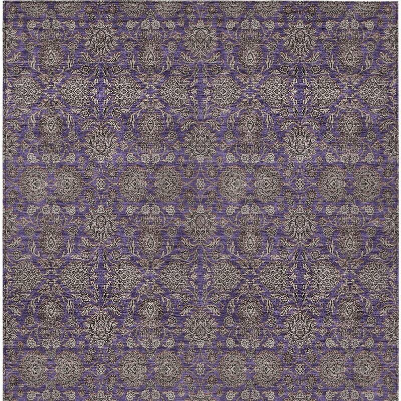 HomeRoots Floral Transitional Rectangle Outdoor Rug