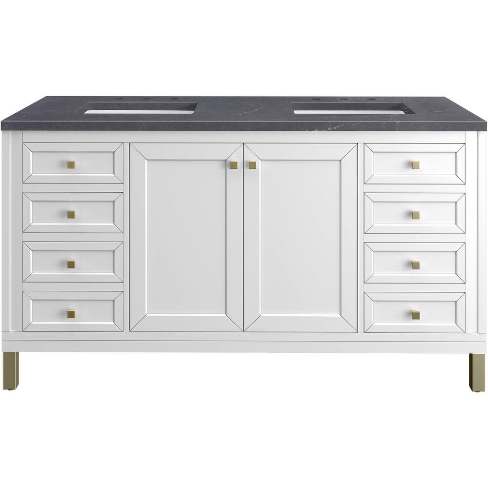 James Martin Vanities 503-V60D-3CSP Chicago 60" Free Standing Double