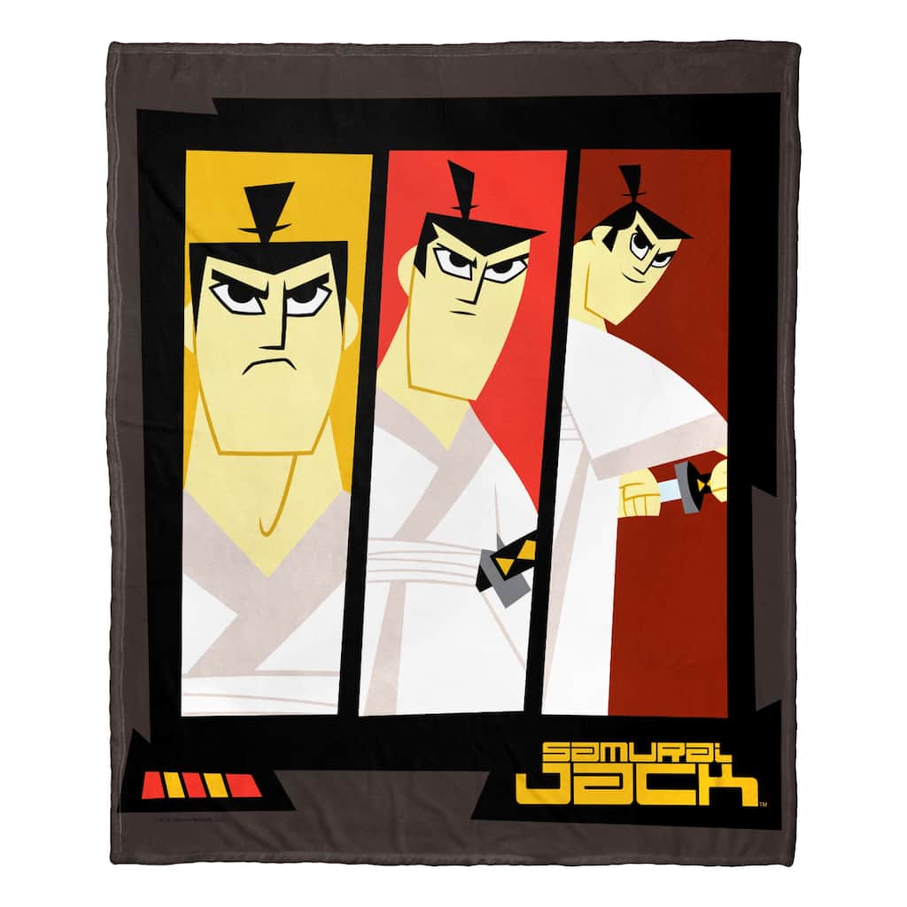 Cartoon Network Samurai Jack Jack Panels Silk Touch Throw Blanket