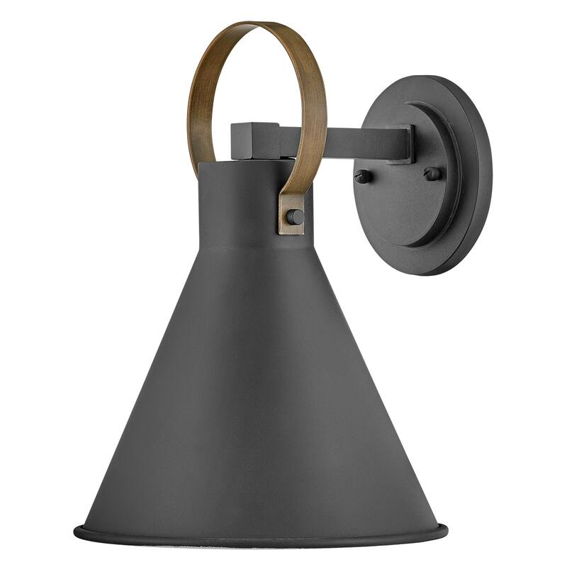 Hinkley Lighting 18870-LL Winnie 1 Light 13" Tall Coastal Elements - Museum Black