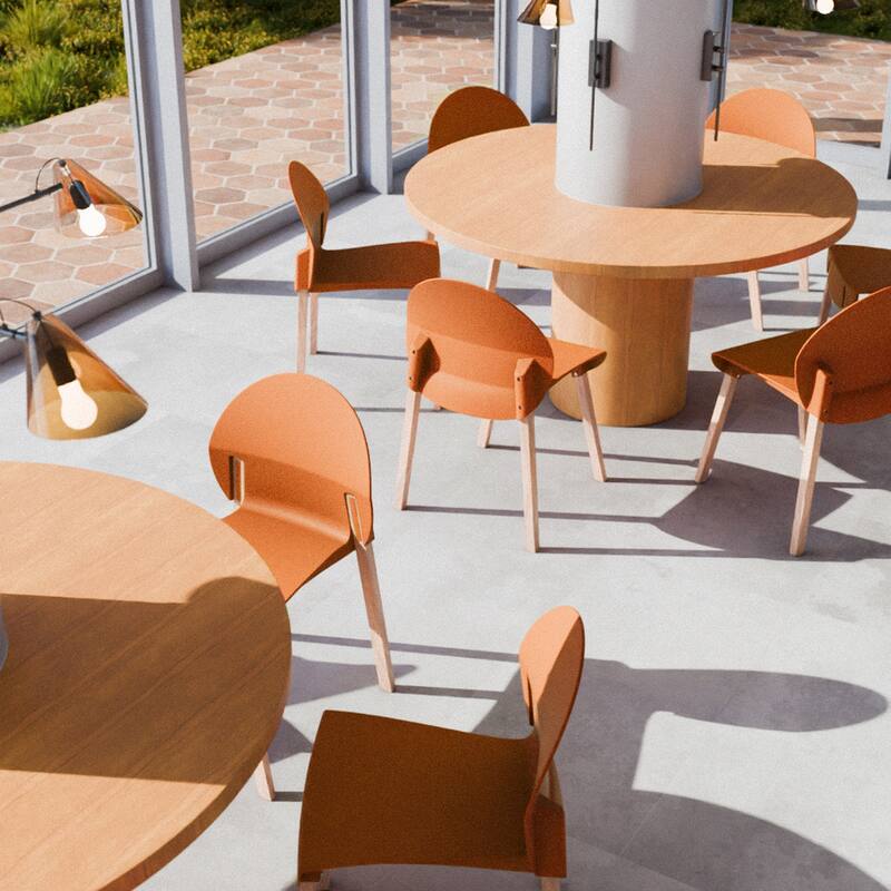 Orange Dining Chair Coffee Chair Club Chair with Wood Legs, Kitchen Chair Leisure Chair Reception Chair Set of 4