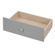 preview thumbnail 7 of 7, Full Size Bed Frame with Built-in USB & Type C Charging Station Headboard, Solid Wood Platform Bedframe with 2 Storage Drawers
