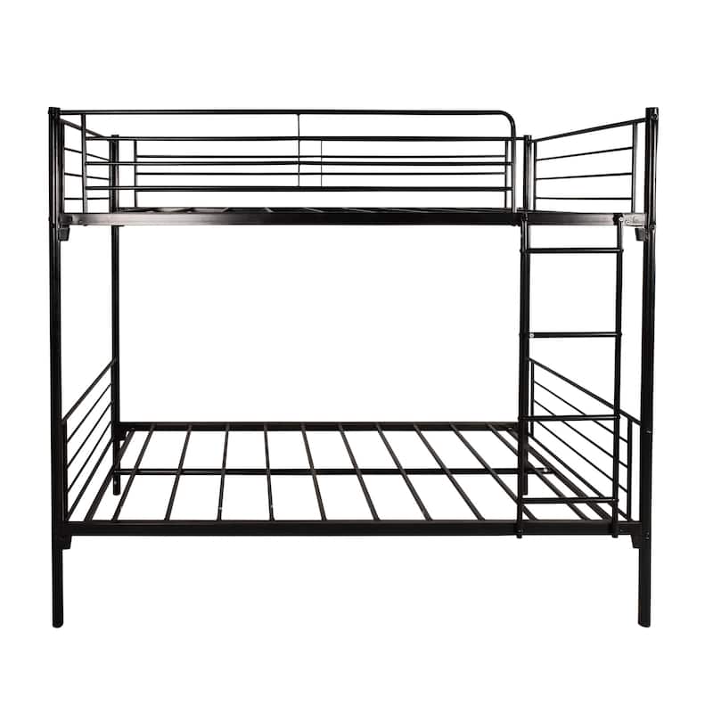 Twin over Twin Bunk Bed Metal Frame with Ladder