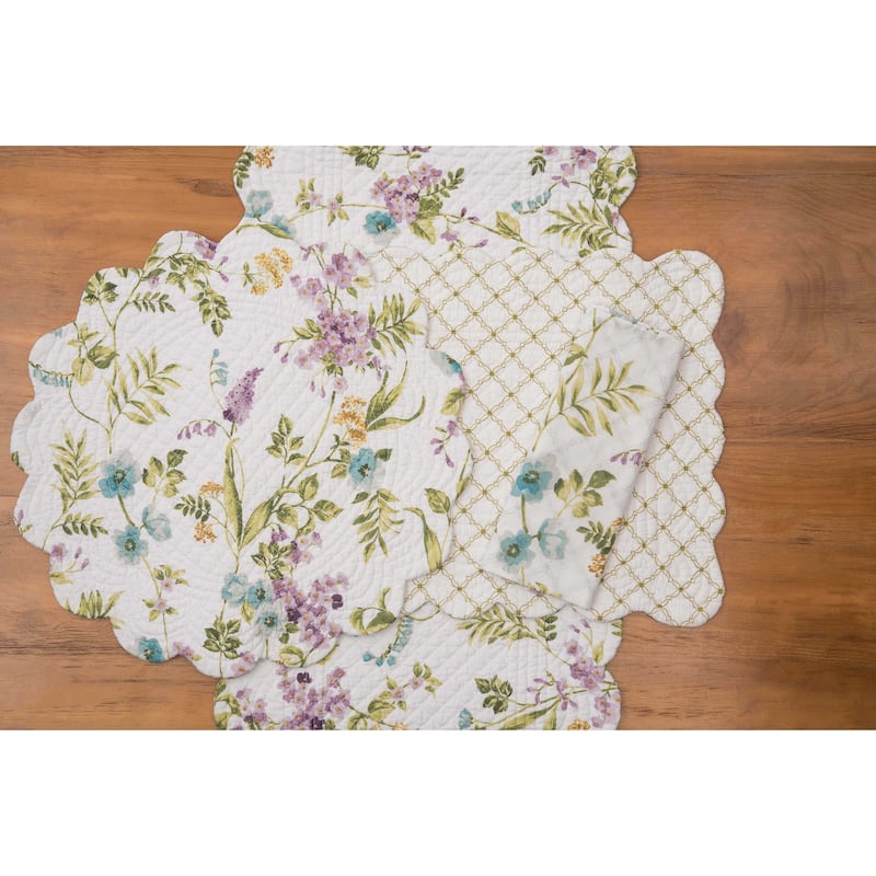 Carley Quilted Placemat Set 6