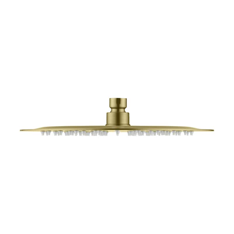Circular 10" Metal Ultra Thin Profile Rain Shower Head 1.75 GPM