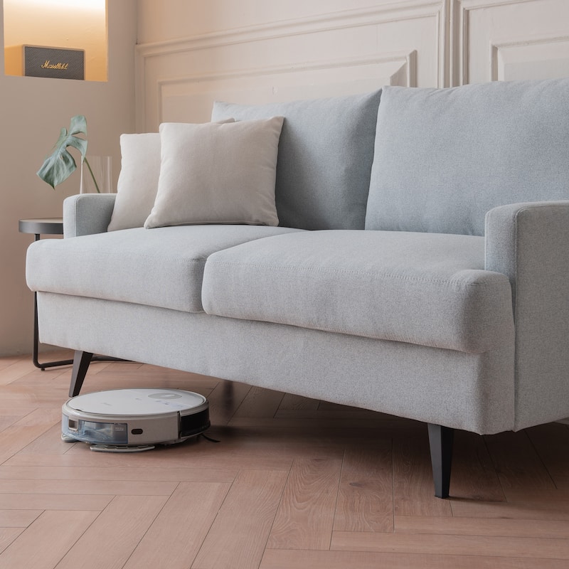 Fabric Upholstered Loveseat Modern Sofa Couch for Living Room Bedroom Apartment