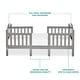 preview thumbnail 7 of 9, Dream On Me Portland 3 In 1 Convertible Toddler Bed in Steel Grey