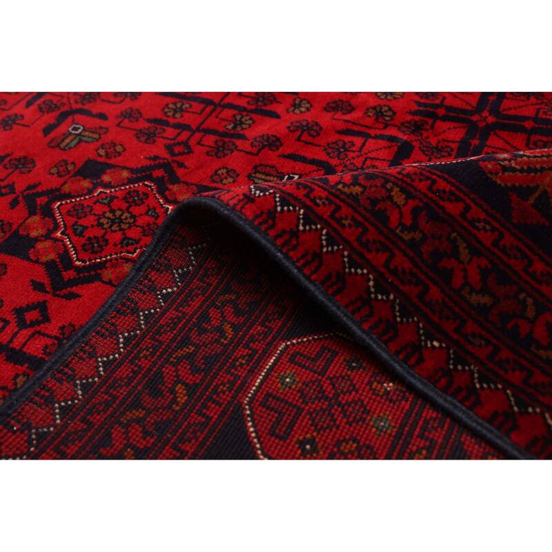 ECARPETGALLERY Hand-knotted Finest Khal Mohammadi Red Wool Rug - 5'0 x 6'8