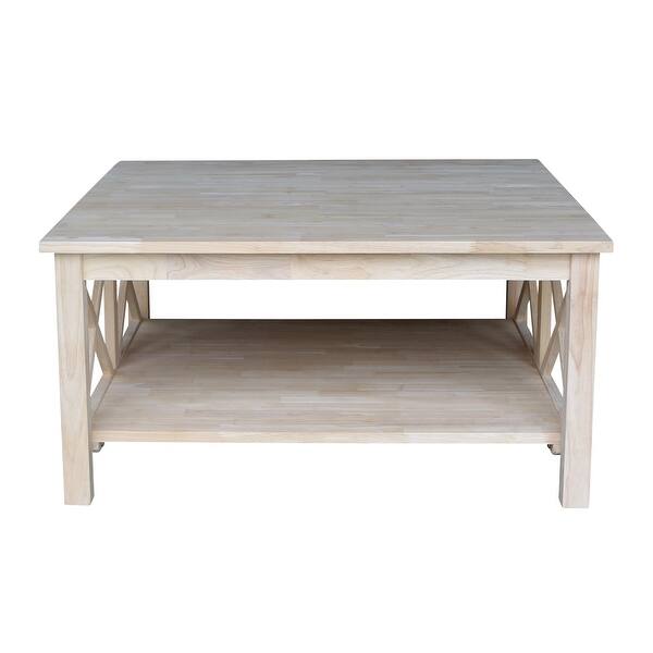 Hampton Solid Hardwood Square Coffee Table 36 X 36 36 X 36 On Sale Overstock 9330439