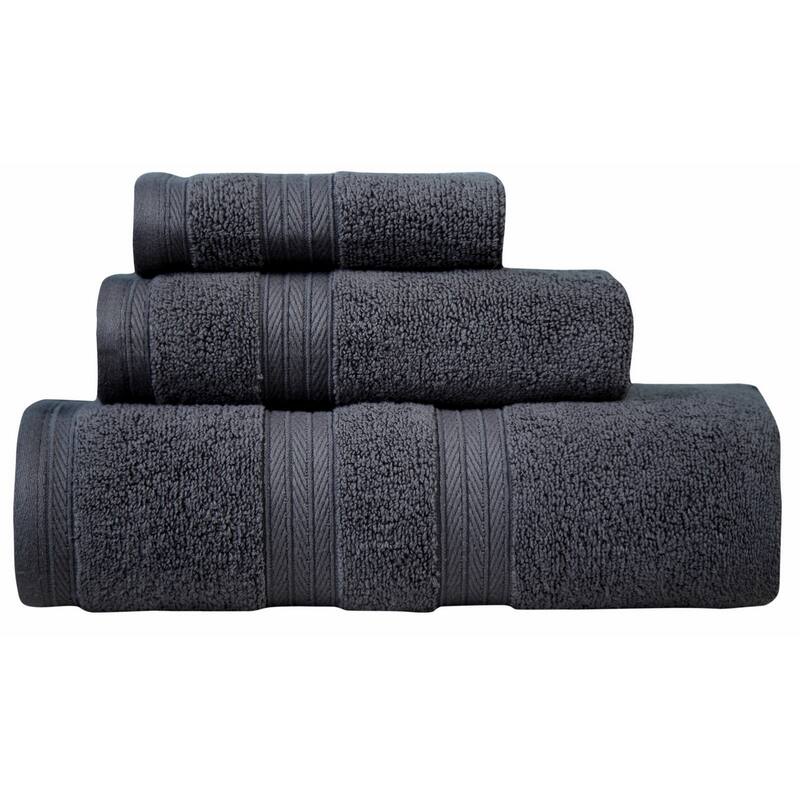 Waterford Towel Set of 3, Premium Cotton & Luxury Sets, 1 Bath Towel 27"x54", 1 Hand Towel 16"x28" & 1 Washcloth 13"x13"