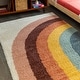 preview thumbnail 3 of 33, Mod-Tod Amelia Rainbow Print Shag Kids Area Rug