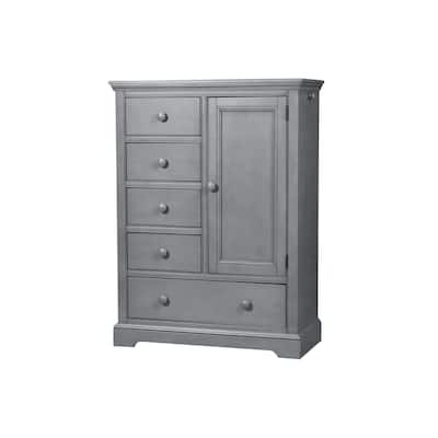 Hanley 42" Wide Chifferobe, Cloud